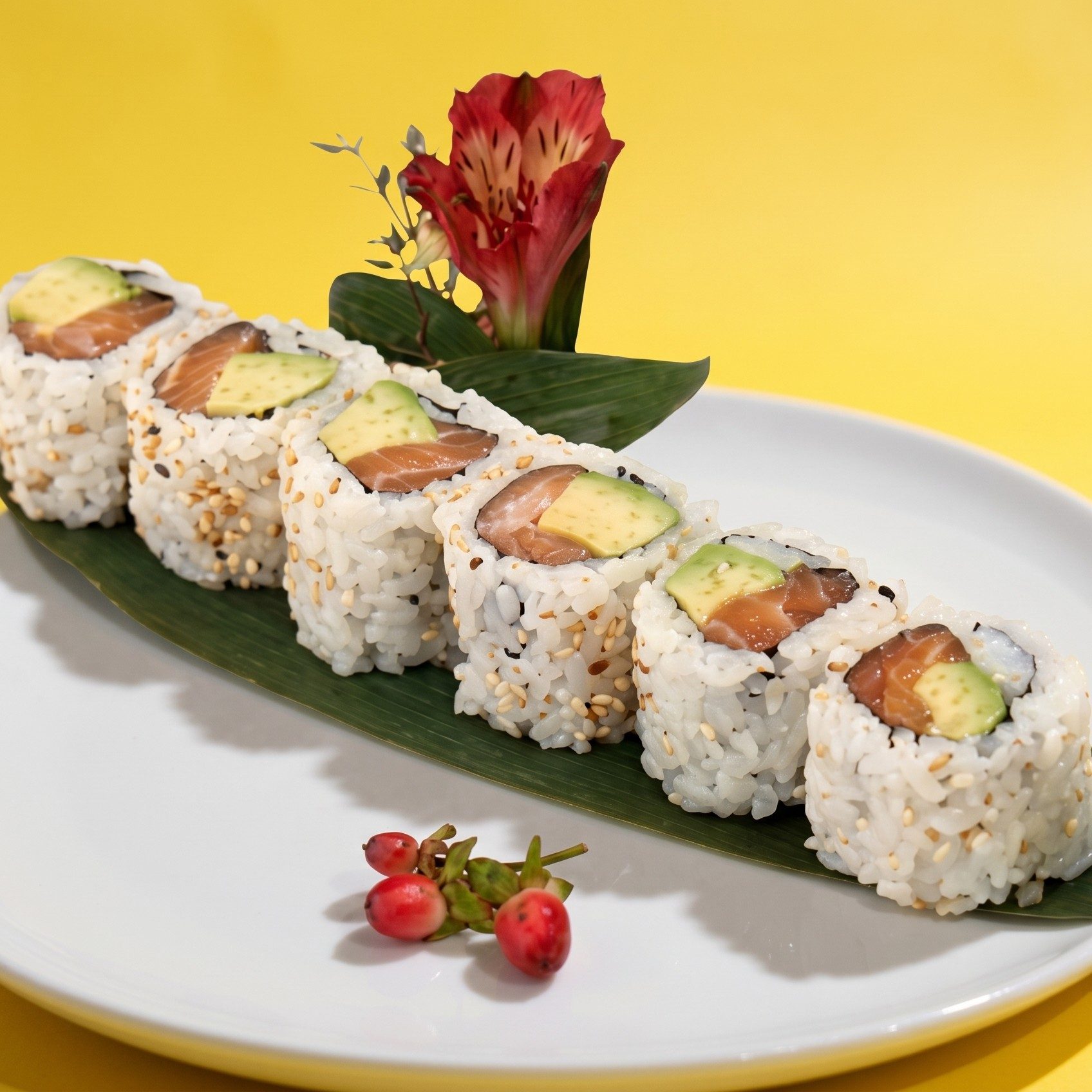 Salmon Avocado Roll.