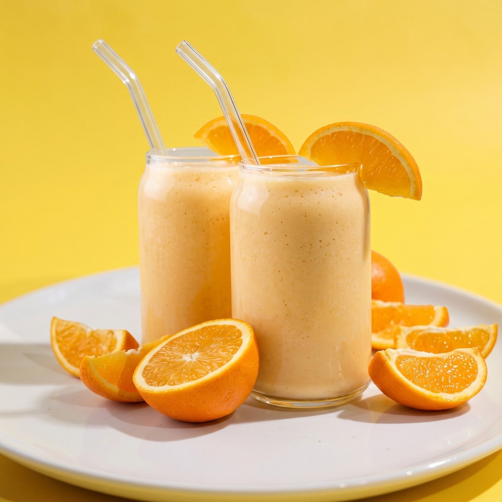 Orange Yogurt Smoothie.