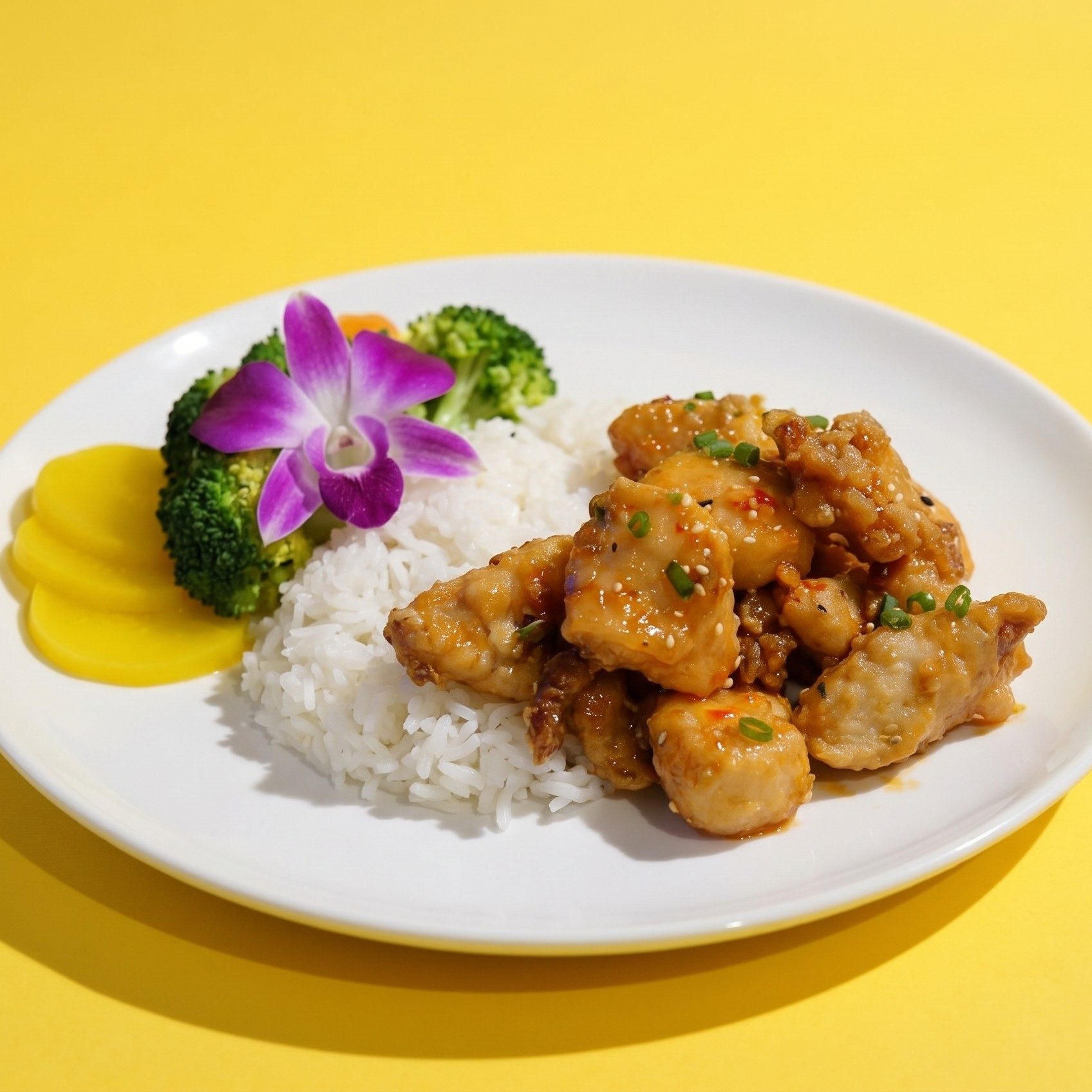 Fried Salmon with Sweet Chili Bowl Large.