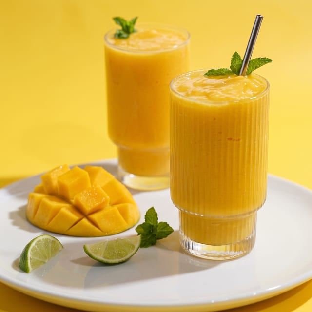 Mango Yogurt Smoothie.