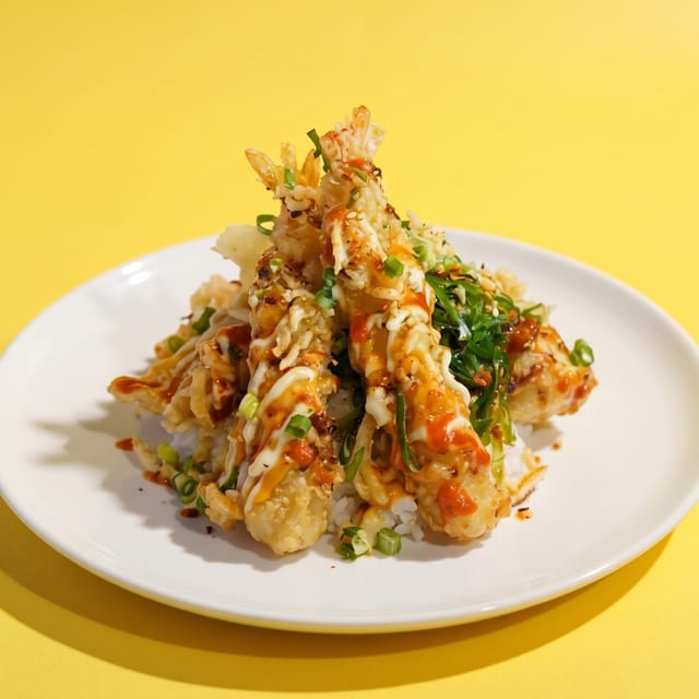 Shrimp Tempura Bowl Large.