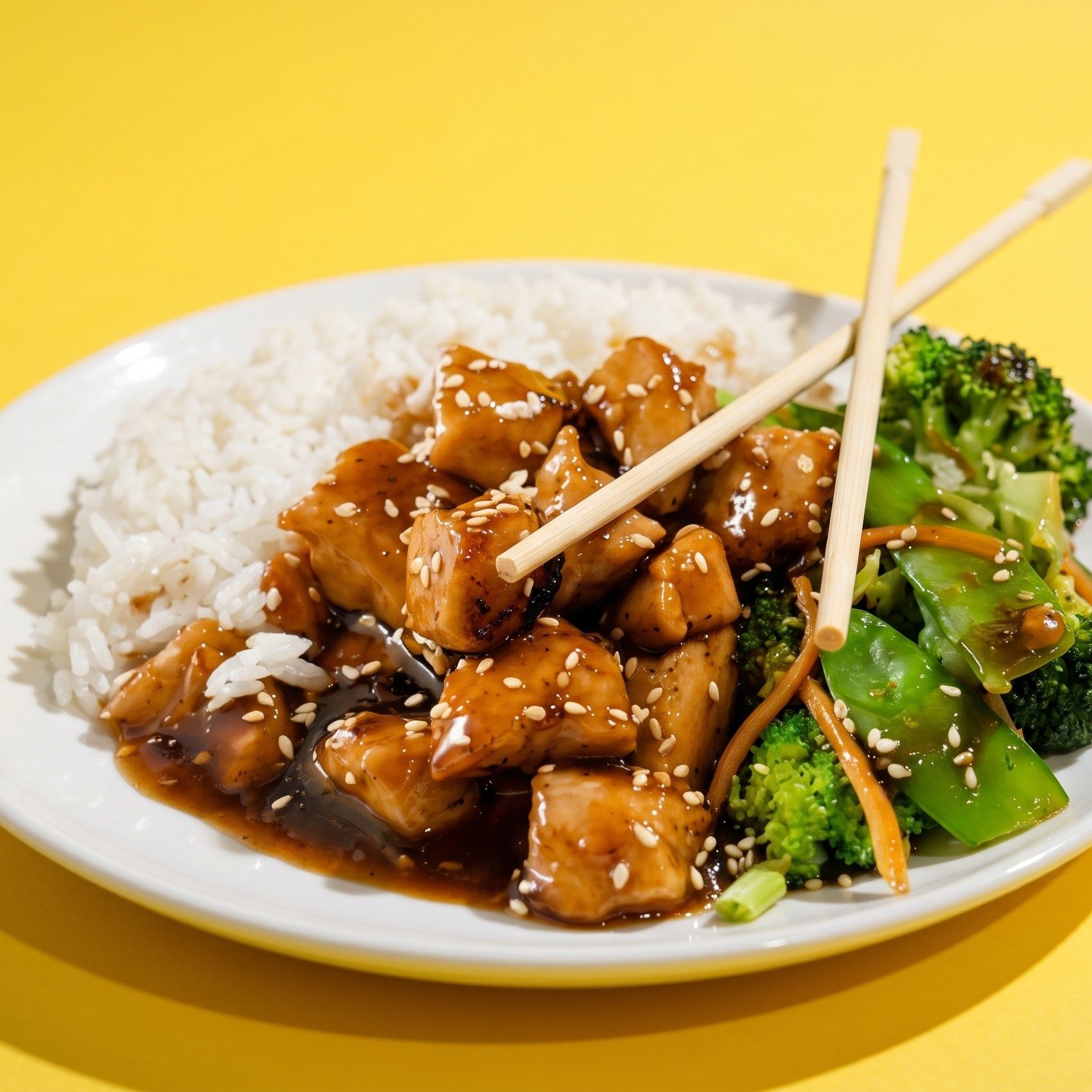 Chicken Teriyaki Rice Bowl.