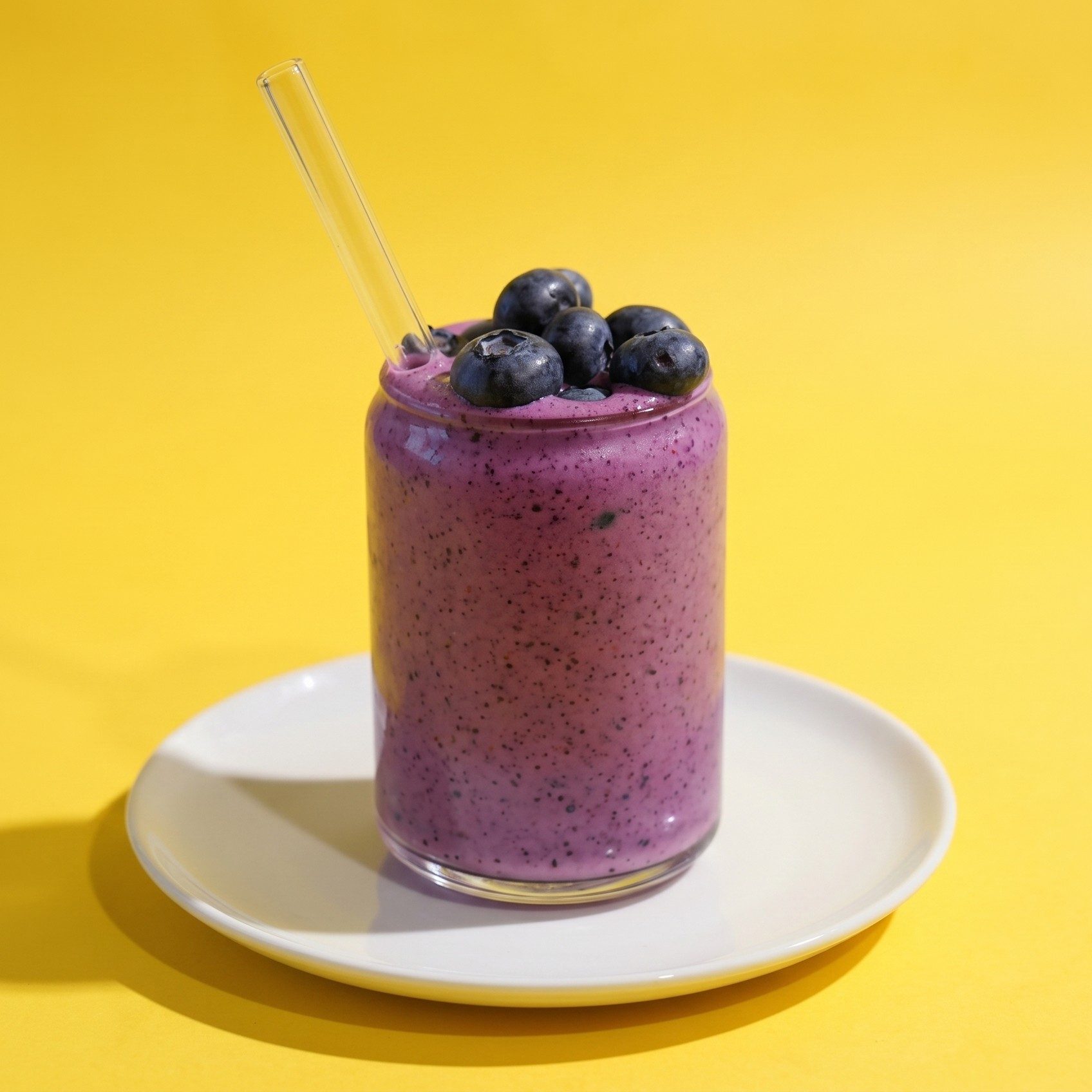 Blueberry Smoothie.