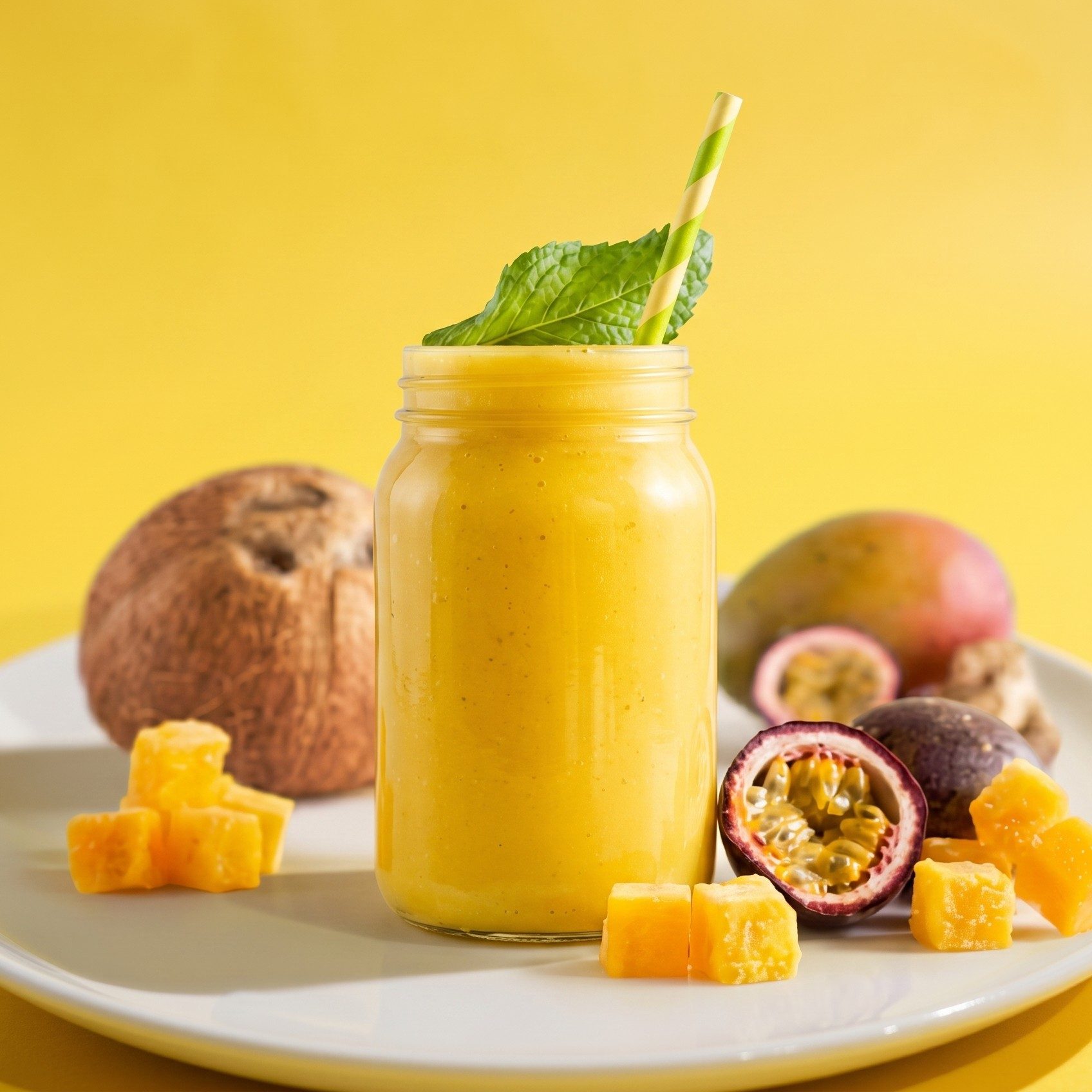 Passion Fruit Smoothie.