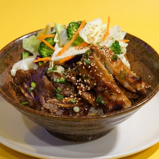Beef and Chicken Teriyaki Bowl Large
